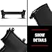 G-PLUS Front Bumper Board Protector Cover, Compatible with Land Rover Defender 90 110 130 2020-2024 LR129437, LR129437GEN Glossy Black