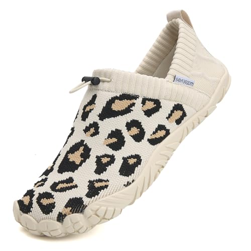 Image of WateLves Barefoot Water Shoes Women Men Minimalist Comfortable Walking Shoes Beach Outdoor Running Sneakers