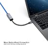BENFEI USB-C to Ethernet Adapter, USB Type-C (Thunderbolt 3/4) to RJ45 Gigabit Ethernet LAN Network Adapter Compatible with iPhone 15 Pro/Max, MacBook Pro/Air 2023, iPad Pro,iMac, S23, XPS 17 and More