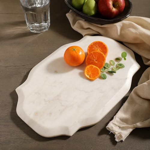 NikkisPride Handmade Marble Chopping Board || Cutting Board || Chopper || Cheese Platter || Kitchenware || Kitchen Tool,Chopping Tool Size 11inch L x7 inch W x .4 inch H
