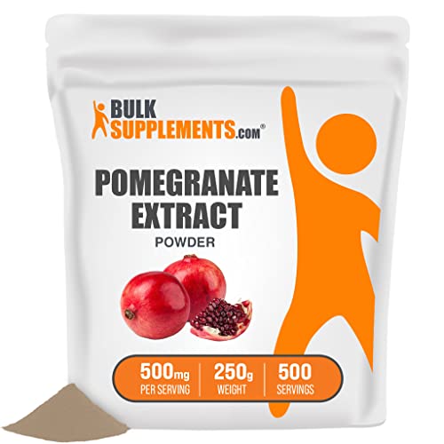 Bulksupplements.com Pomegranate Extract Powder - Pomegranate Supplement For Immune Support - Antioxidants Supplement, Polyphenols Source - 500Mg Per Serving (250 Grams - 8.8 Oz) #TOP9