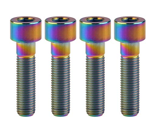 Vis à tête hexagonale M10 contre le desserrage pas de vis de 1,25 mm pas fin x4
