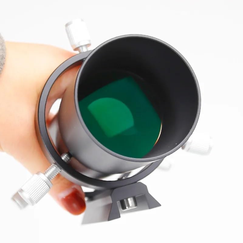 Guía de 50mm con enfoque helicoidal doble para evitar fallos de guiado en telescopios 4