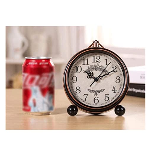 Reloj despertador digital vintage para decorar mesitas de noche sin tictac 4