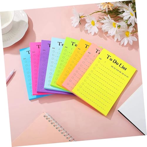 Bloc notes adhésifs multicolores pour optimiser le bureau et la maison