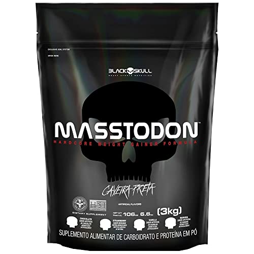 Refil Masstodon Chocolate 3Kg, Black Skull