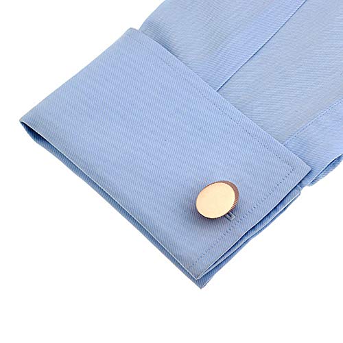 Mancuernillas Daesar para Hombre Doradas miniatura 4