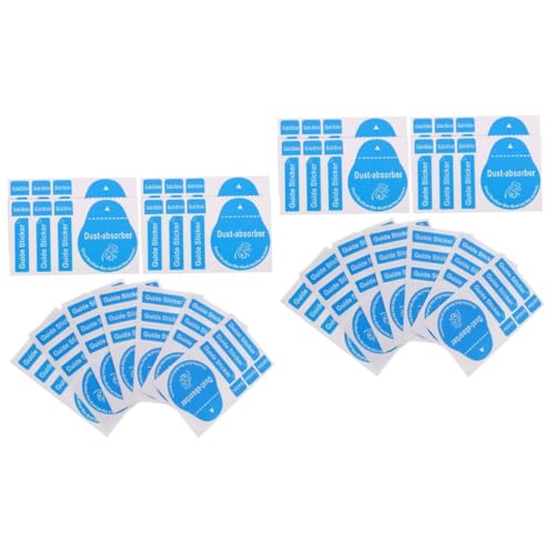 Hemobllo 400 Piezas Polvo Pegatinas guía Pegatinas Plumero de Microfibra teléfonos móviles Suministros de Limpieza de Pantalla Adhesivo Limpiador de Pantalla de Microfibra Tableta Rodillera