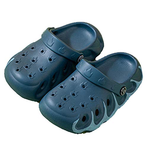 2021 Nuevas Sandalias De EVA Calzado Impermeables De Verano para Niños Y Niñas Mules De Playa Jardín Y Piscina para Niños con Fondo Suave Y Antideslizante,Azul,15 Cover