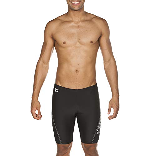 Arena Byor Evo R Herren Strand & Pool Jammers, Herren Jammer aus schnell trocknendem, chlor- und salzresistentem Maxfit Eco-Gewebe, UPF 50+ UV-Schutz, Herren Badehose, Vorderseite teilweise gefüttert
