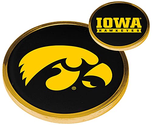 Linkswalker Iowa Hawkeyes - Flip Decision Challenge Coin And 2 Golf Ball Marker Pack #TOP1