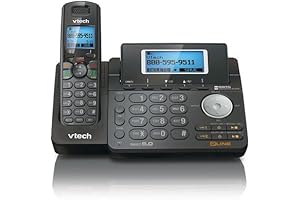 VTech DS6151 DECT 6.0 Expandable Cordless Phone with Answering System and Caller ID