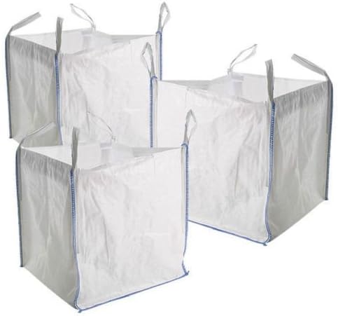 10 x New FIBC Bulk Bags Builders Garden Waste 1 Tonne TON Jumbo Bags Storage Sack Heavy Duty