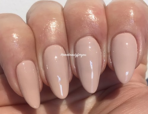 Bluesky Bare Nude Light Beige Nail Gel Polish UV LED Soak Off - Image 4