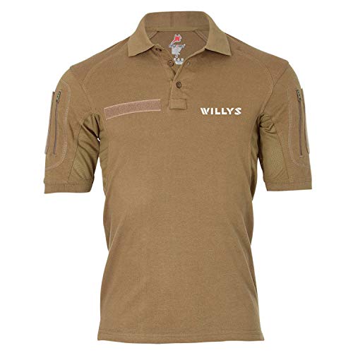 Polo Alfa Willys vert USA pour rassemblements de véhicules américains Copytec