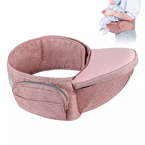 babyhüftsitz Babytrage Hüftsitz Ergonomischer Taillen-Babysitz für Neugeborene Kleinkinder & Kinder 3 in 1 Baby Fronttrage Neugeborenes bis Kleinkind in Pink
