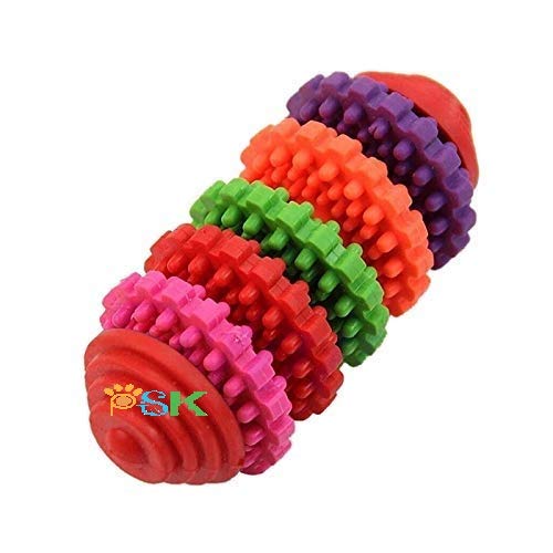 PSK PET MART Durable 5 Colors Health Gear Gums Teething Chew Toy for Dogs and Cats(Multi-Color) (B08YFFK3VF) Amazon Price History, Amazon Price Tracker
