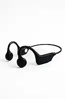 Fone de Ouvido por Condução Óssea, Bluetooth, 8 Horas de Bateria, À Prova D'água, Ideal para Exercícios e Trabalho (Cor Preta)