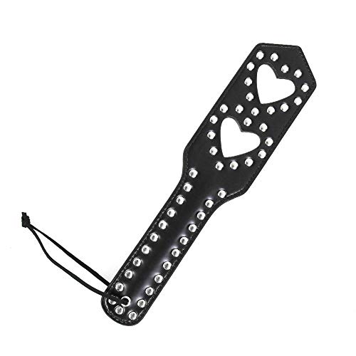 TM-mall Rivet Amour Forme Jump Bat Cravache Cultures Punir Paddle Tour des Cultures Cover