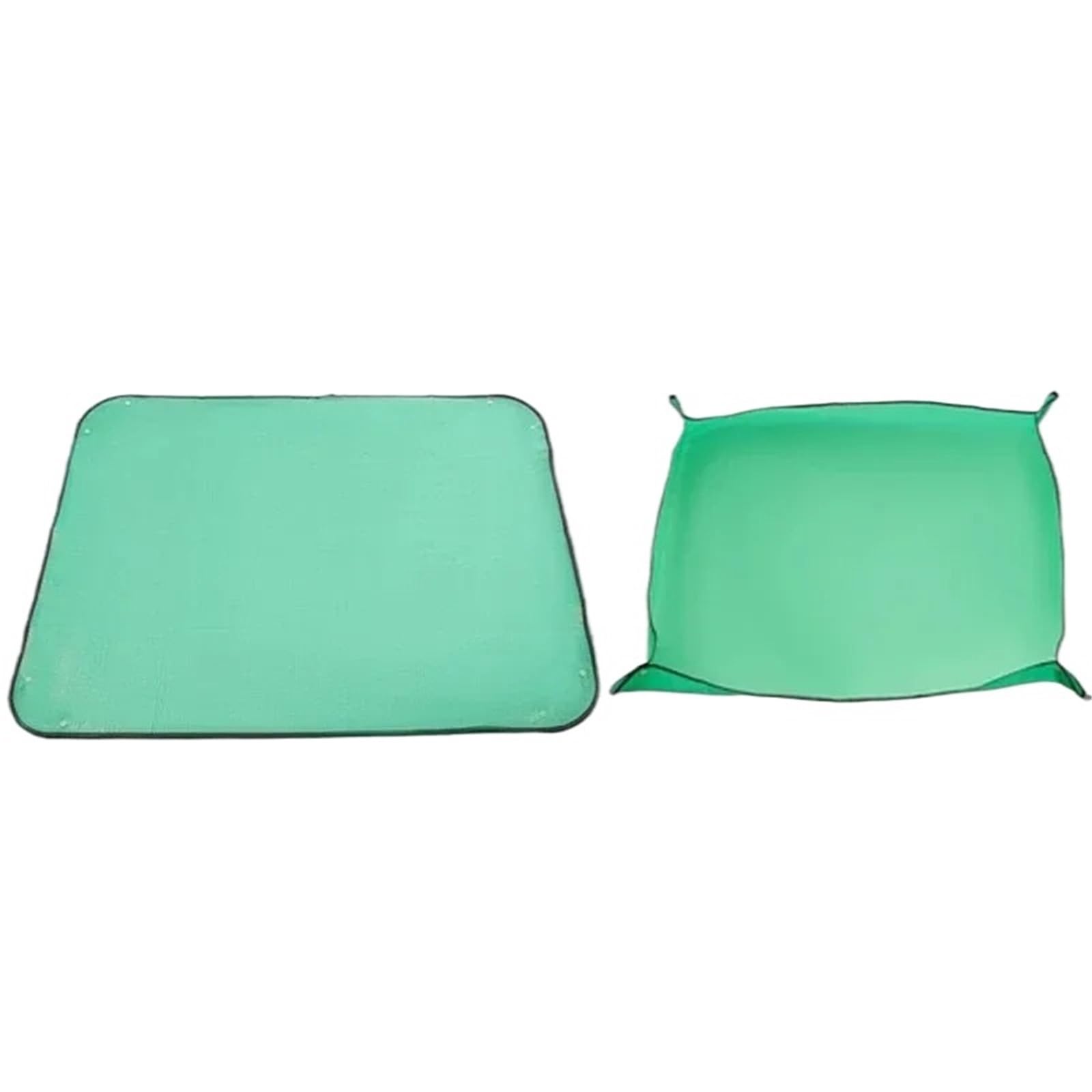 HUWOYG 2PCS Gardening Mat PE Transplanting Plant Waterproof Square Potting Thicken Foldable Garden Accessories For Indoor Garden(75x100cm)