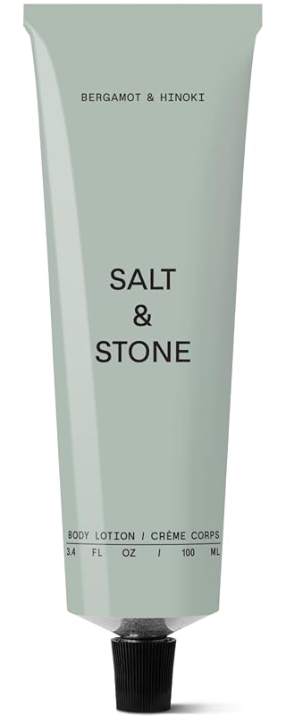 Loção corporal Salt & Stone Bergamota e Hinoki, 100 mL