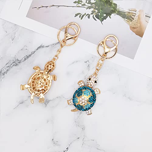 Keepdowin Key Chains Women Cute Keychains For Women Funny Anime Keychain For Her Sister Girl Birthday Gift Bag Wallet Accessories (Blue Tortoise) #TOP3