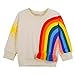 Produktbild ESHOO Baby Mädchen Langarm Regenbogen Tops Bluse Kleinkind Casual Shirt