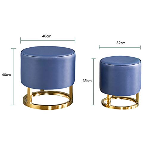 Tabouret de coiffeuse rond pour s'installer confortablement et se chausser