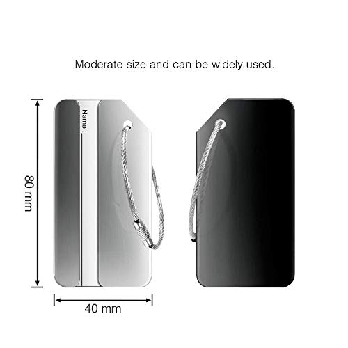 2 x Lucchetto Valigia, 2 x Tag Bagaglio Pelle