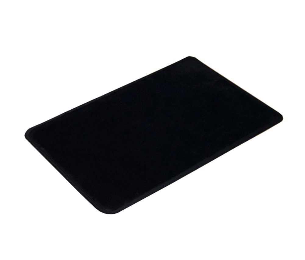 Lemong Non-slip Waterproof Anti-Bacterial Mat Comfort Kitchen Rugs Mats All-Purpose Floor Mats For Kitchen Bathroom or Workstations Black