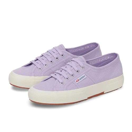 Fodera: tessuto SUPERGA 2750-cotu Classic, Scarpe da ginnastica basse Donna, Violet Lilla F Avori, 39 EU