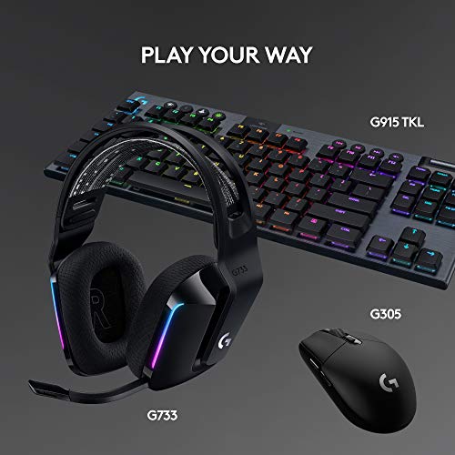 Logitech G733 Lightspeed Wireless Gaming Headset - Black - image 9