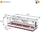FERPLAST - Meerschweinchen Käfig - Hasenkäfig - Kaninchenkäfig - Häuschen und Zubehör Inklusive - Viel Platz für Kaninchen - Öffnenden & Modular 162 x 60 x h 50 cm - Krolik, 160