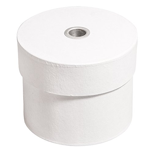 Rayher 67235102 Cardboard Box Round FSC Rec. 100% 10 x 8 cm with Aluminium Candle Egg