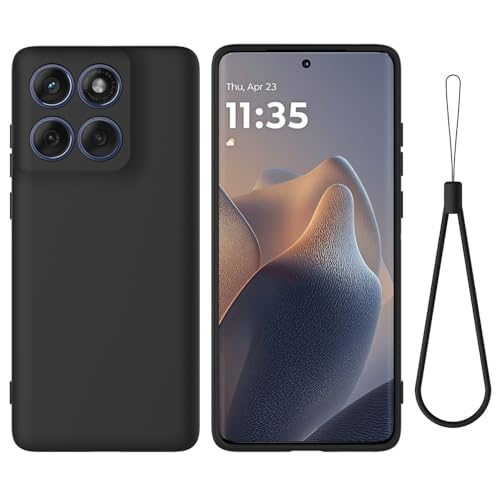 Coque Moto Edge 5G 2025 silicone noir idéal pour un usage quotidien
