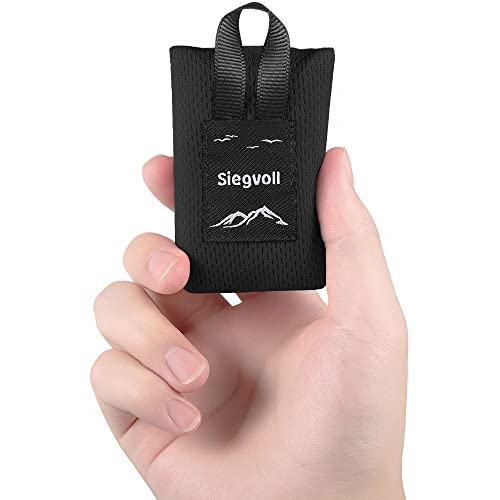 Siegvoll Mini Pocket Beach Mat Picnic Blanket, Small Compact Picnic Blanket, Portable Ultralight Machine Washable, Beach Blanket for Travel, Beach, Park, Camping, Hiking 70 x 110 cm (Grey)