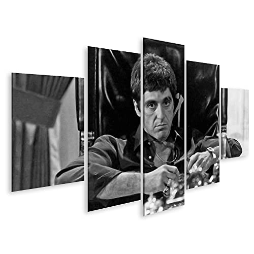 islandburner Al Pacino Scarface Tony Montana Tableau sur toile culte gangster Film Hollywood Images murales Poster
