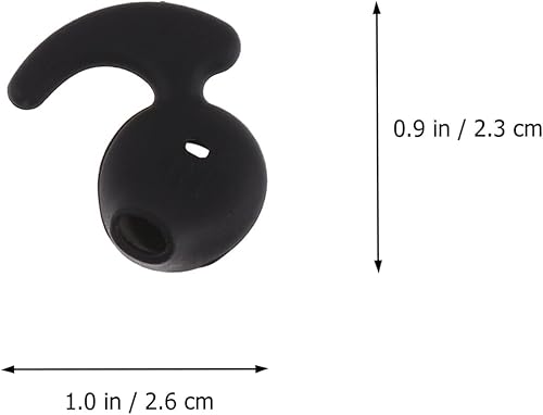 Miniatura 7 de Gancho para auriculares, 20 pares de puntas de repuesto para auriculares, puntas de silicona para auriculares, almohadillas de gel de repuesto