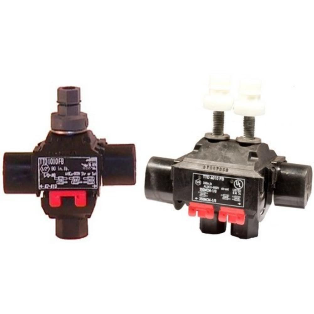 Morris Products 96108 Above Ground Insulation Piercing Connector, 1 Port, 4/0-3 Main Range, 2-10 Tap Range, 5-Pack