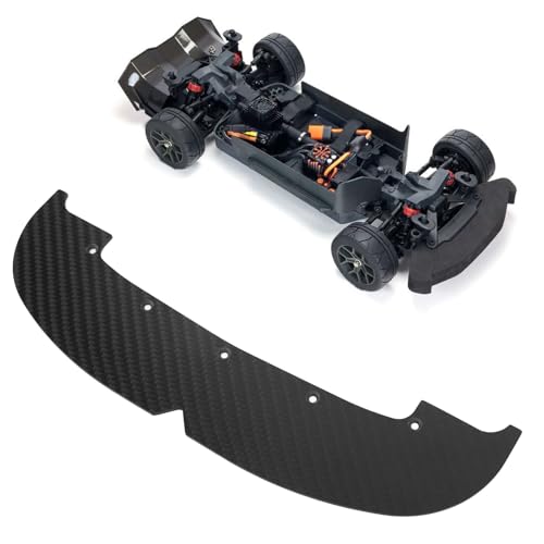 Carbon Fiber Front Splitter Stoßfest RC Auto Front Stoßstange Splitter Ersatz für Arrma Vendetta 4wd 3s Blx