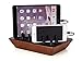 Produktbild Gelid Solutions Zentree Wooden - Multi USB Ladestation - 4 Port USB Ladegerät kompatibel mit Smartphones, Tablets, PS4 Controller