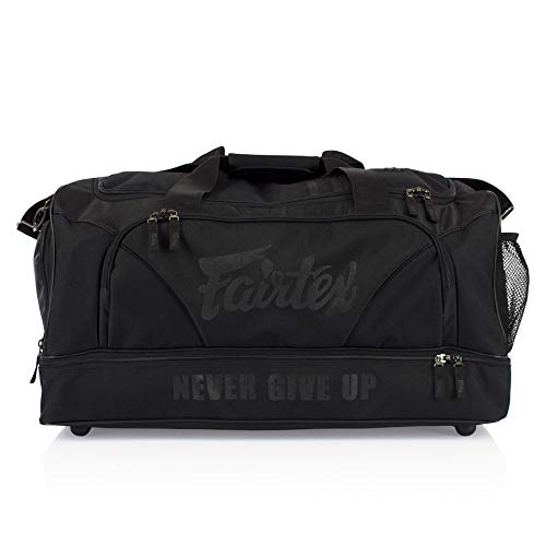 Fairtex Czarna wytrzymała duża torba sportowa na siłownię
