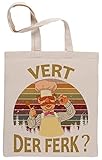 Modisches, stilvolles Design BIOCLOD Vert Der Ferk Cook Swedish Chef Wiederverwendbar Baumwolle Beige Einkaufstasche Reusable Cotton Shopping Bag
