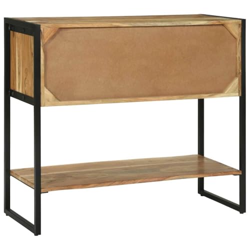 Mesa de pasillo moderna con cajones chevron para decorar tu recibidor de casa 8