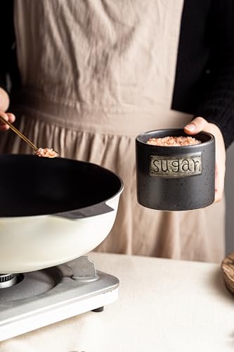 Sucrier noir pour accessoires de café et table de déjeuner - 8