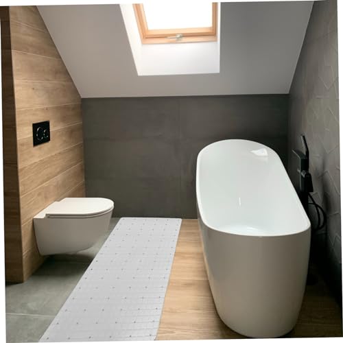 Alfombra antideslizante para ducha y suelo de cocina con drenaje continuo 6