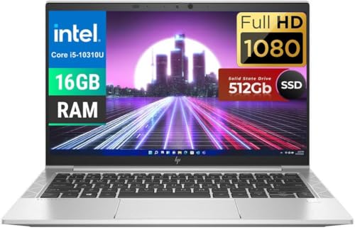 HP EliteBook 830 G7 Ordinateur portable professionnel, ordinateur portable FHD 13,3