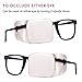 Astropic Large Silk Eye Patch for Adults Kids Big Glasses to Cover Either Eye (Large, Creamy Beige)