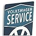 Volkswagen Service Metal Sign - Vintage Volkswagen Sign for Garage, Shop or Man Cave