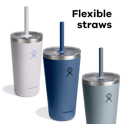 Hydro Flask All Around 20oz Tumbler with Straw Lid, Black — view 4